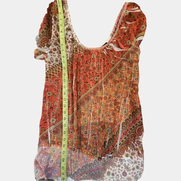 FANG Floral Print Short Sleeve Blouson Size XL - Picture 12 of 14